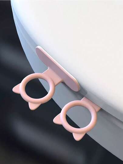 2个硅胶马桶座圈升降器 - 非接触式，安装简便，适用于卫生浴室、浴室装饰和秋季装饰