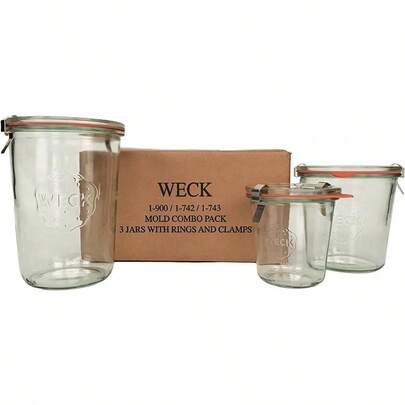 WECK - Paquete combinado de moldes estándar