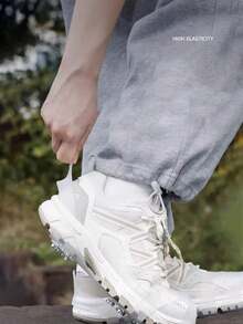 1 Pair Ice Cleats With 10 Teeth, Anti-Slip Shoe Covers For Ice, Snow, Hiking, Outdoor Activities. Convenient To Wear, Helpful For Normal Commuting