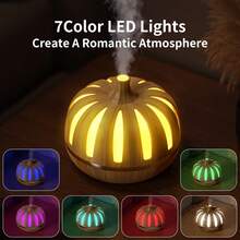 300ml Small Cool Mist Humidifier, Air Humidifier, Essential Oil Diffuser, Ultrasonic Aroma Diffuser With 7 Color Lights, Quiet Operation, Timer Function, Suitable For Home, Room, Bedroom, Office - Multicolor - View 4