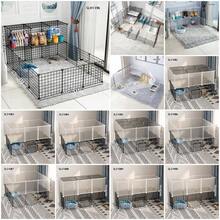 Cerca para mascotas, Jaula para conejos, Barrera interior para perros pequeños/medianos, Puerta de aislamiento para gatitos, Cerca protectora para cobayas, Accesorios de jaula configurables y de fácil montaje - tipo de ensamblaje - Ver 12