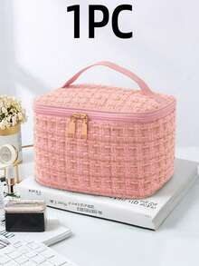 1 件化妆包、洗漱包、旅行收纳包、化妆品收纳包、适用于家庭、学校、宿舍、旅行、大容量女士化妆包、男士美容袋夏季旅行、度假居家浴室装饰节日化妆收纳浴室配件返校 - 彩色 - 查看 13