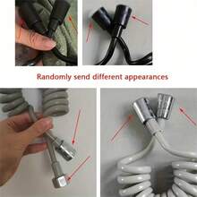 304 Stainless Steel Toilet Bidet Sprayer Set, High Pressure Handheld Bidet Sprayer For Toilet, Bathroom Faucet, Self-Cleaning Nozzle, Suitable For Toilet, Bathroom Faucet, Kitchen And Bathroom Accessories Bathroom Accessories Bathroom Tools - Multicolor - View 7