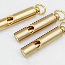 2-In-1 Stainless Steel High Frequency Earthquake Survival Whistle, High Decibel Rescue Whistle For Outdoor Emergency - Multicolor - View 8