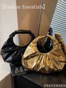 Ladies' Cloud Pleated Tote Bag, New Stylish Shoulder Crossbody Bag, Casual Handbag For Daily Use, Shopping, Travel ,Multifunctional Handbag, Lightweight And Practical, Best Gift Choice, Birthday Gift, Valentine's Day Gift, Christmas Gift - Nhiều màu - Xem 7