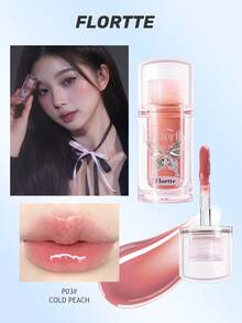 FLORTTE Twin Butterfly Series Lip Serum - P03# Cold Peach - View 2