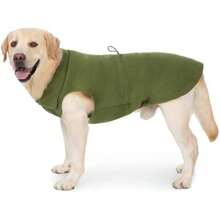 Chaleco Polar para Perro, Suéter Cálido, Chaqueta Polar, Abrigos de Invierno con Ropa Reflectante para Clima Frío(Green 3XL) - Multicolor - Ver 2