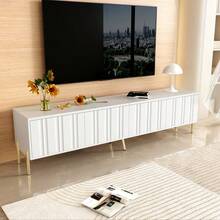 Television Stands & Entertainment Centers - White + MDF + Particle Board + 50-59 Inches-1 - View 3