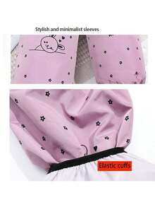 1 Pair Autumn/Winter Waterproof Sleeve Covers, Unisex Kitchen Oil & Dirt Resistant Printed Arm Sleeves For Housework