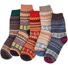 4 pares de calcetines invisibles para mujer, corte bajo, antideslizante, talla 5-11 (beige + negro, zapato de mujer de EE.UU. 5-7 (8.5 "-9.3")(Talla única C-01 5 Pack Warm Socks) - Multicolor - Ver 2
