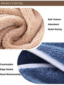 Fustă de baie pentru bărbați, prosop de baie din fleece coral, cu design elastic și nasturi pentru cuie, halate de baie, învelitoare de baie, prosop moale și absorbant, purtabil după duș, prosoape de uz casnic pentru baie, dormitor, hotel, picnic, plajă, piscină, petrecere, utilizare în toate anotimpurile, halat de baie, accesorii pentru baie, cadou de Ziua Îndrăgostiților - Multicolor - Vizualizare 4