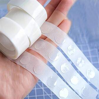 100/300/500PCS Clear Removable Balloon Stickers - Double-Sided Adhesive, Waterproof And Residue-Free, Suitable For Party Decorations, Weddings, Valentine's Day, And Gift Wrapping.