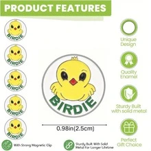 高尔夫球标记套装（多种图案可选），6个装，包含高尔夫球帽夹和草皮修复工具，男女高尔夫球手适用。