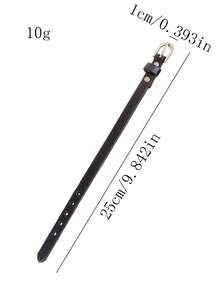 1 Peça Pulseira Em Camadas Duplas Com Design De Nicho Para Homens, Com Detalhe De Anel E Fivela Minimalista, Acessório De Joalheria Vintage