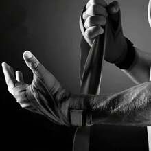 Pissente Vendas para Manos de Boxeo, 1 par de Vendajes Elásticos para Pulgar de 118 Pulgadas, Vendas para Manos Deportivas Ajustables para Hombres, Mujeres, Boxeo, Artes Marciales Mixtas, - Negro - Ver 7