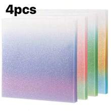Glitter Sticky Notes, Transparent Self-Adhesive Memo Pads, Cute Notepads, Sticky Notes, Notepads, Work Organization, Study Notes, Cute Stationery, Transparent Sticky Notes, Durable Sticky Notes, High-Quality Paper, Self-Adhesive Sticky Notes, Sticky Note Set - Multicolor - View 9