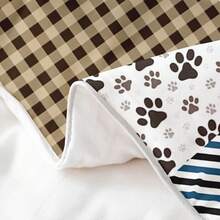 % Cotton Pink Dachshund Comforter Cover, Flower Floral Bedding Set, Kawaii Sausage Dog Duvet Cover, Lovely Puppy Quilt Cover, Soft Comfy, Dachshund Bedding - Black White - 查看 5