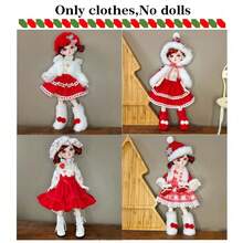 1pc Vintage Style, Sporty, And Academic Outfit, Suitable For 6-Inch BJD/30cm Doll Costume Change! A Doll Clothing Set That Melts The Heart Of Young Girls. (This Series Of Clothes Is Suitable For 30cm Dolls, And The 64# SKU Decorative Lace Is Random, Which Does Not Affect The Effect. Buyers Who Are Particular About This Should Be Cautious.) - Multicolor - View 10