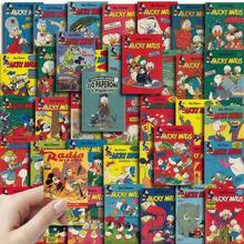 50pcs New Creative Decorative Stickers, Suitable For Phone Case Decoration, Luggage Decoration, Wall Decoration, Water Cup DIY, Photo Album, Cartoon Graffiti Stickers, Notebook