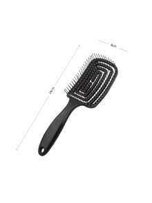 1pc Hollow Comb, Wet & Dry Massage Comb, Portable Wide-Tooth Styling Comb For Women Long Hair Volume, Styling Tool, Bathroom Decor