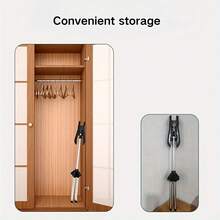 Aluminum Alloy Telescopic Clothes Hanger - Foldable Adjustable Height Drying And Ironing Rack, 360 ° Rotating Arm Design, Multi-Level Clothing Hanger, Space-Saving Durable Laundry Accessories (Black Gray), Modern And Elegant Material Handling, Sturdy Structure - xám - Xem 11