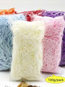 Giấy vụn nhiều màu sắc tự làm thủ công bằng sợi raffia Giấy vụn cho giỏ quà trang trí Giáng sinh Halloween làm đầy giỏ quà đám cưới sinh nhật phù dâu đính hôn làm đầy hộp quà trang trí tiệc sinh nhật kỷ niệm ngày cưới quà tặng ngày lễ tình nhân - Nhiều màu - Xem 8