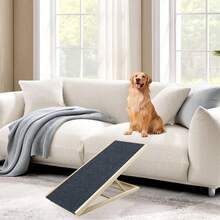 Wooden Pet Ramp, Height-Adjustable Pet Ladder - 黑色 - 查看 9