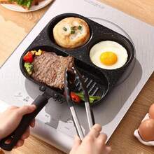 Thick Three-In-One Breakfast Frying Pan For Home Use, Fry Eggs, Flat Bottom Pan, Meat And Eggs - 3-in-1 Breakfast Pot - View 2