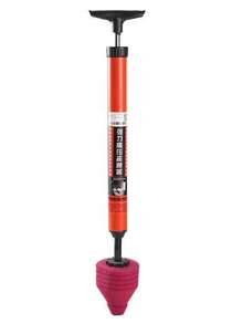 1pc Toilet Plunger - Heavy-Duty Air Pressure Toilet Drain Cleaner, Pipe Unblocker - Toilet Suction Cup - Sink And Shower Blockage Remover - Efficient Bathroom Unclogging Tool - Ergonomic Handle Design - 紅色 - 查看 11
