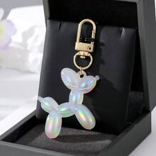 1pc Bling Kawaii Cartoon Animal Couple Keychains Key Ring For Women Men New Colorful Cute Pet Bag Car Holder  Box Jewelry - 彩色 - 查看 16