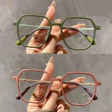 2 PCS Retro Frame Women's Reading Glasses Frame Fashion Transparent Glasses+1.0-+4.0 - White - View 10