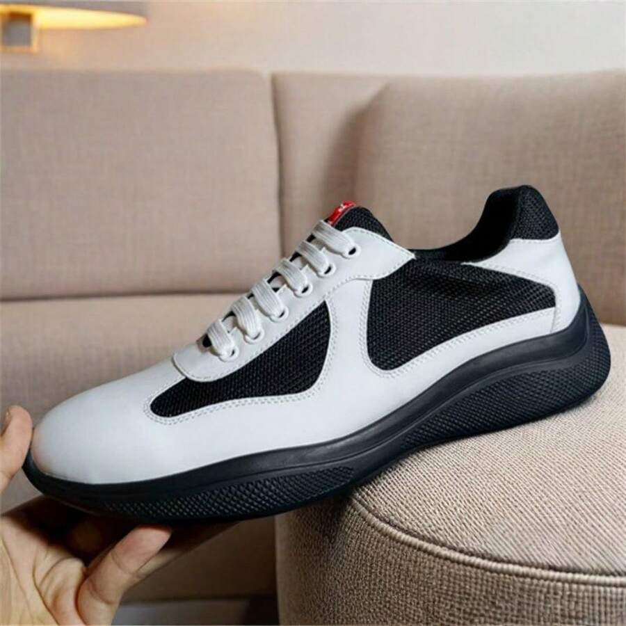 2025 New Breathable Low-Top Casual Men's Sneakers With Cushioning And Pressure Relief - 白漆黑網 - 查看 1