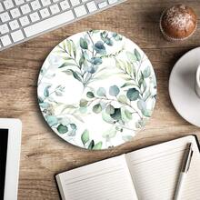 Pad, Cute Pad With Design, Round Grass Leaves Mat, Small Non-Slip Rubber Gaming Pads, Office Home Person.Alized Pad,13GreenGrass - 13GreenGrass - View 5