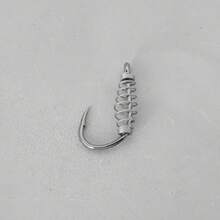 ECSiNG - 40 anzuelos de resorte para pesca con anzuelo de pescado, anzuelo de pesca para bagre, aparejos de pesca con barras, compatible con masa de anzuelo eléctrico (tamaño#10) - 1 - Ver 3