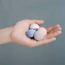 4个/5个/6个装 方便创意蘑菇形被套夹，双按压床单固定器 - 彩色 - 查看 5