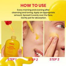 KOEC 维生素亮白精华液 - 蕴含烟酰胺的亮白精华液，保湿丰盈肌肤，淡化色斑 - 黃色 - 查看 5