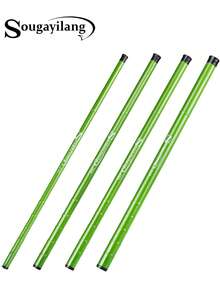 SOUGAYILANG 1 PC Telescopic Fishing Rod Hand Pole 2.7/3.6/4.5/5.4M Options Ultra Light And Portable For Grass Carp, Crucian Catfish For Stream Fishing &Reservoir - Green - View 1