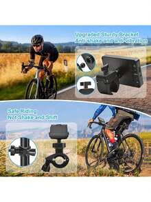 Bicycle Reverse Parking Rearview Camera 4.3-Inch High-Definition Bicycle Rearview System 360° Night Vision Anti-Shake Multi-Car Model Compatibility Reinforced Bracket - Black - View 5