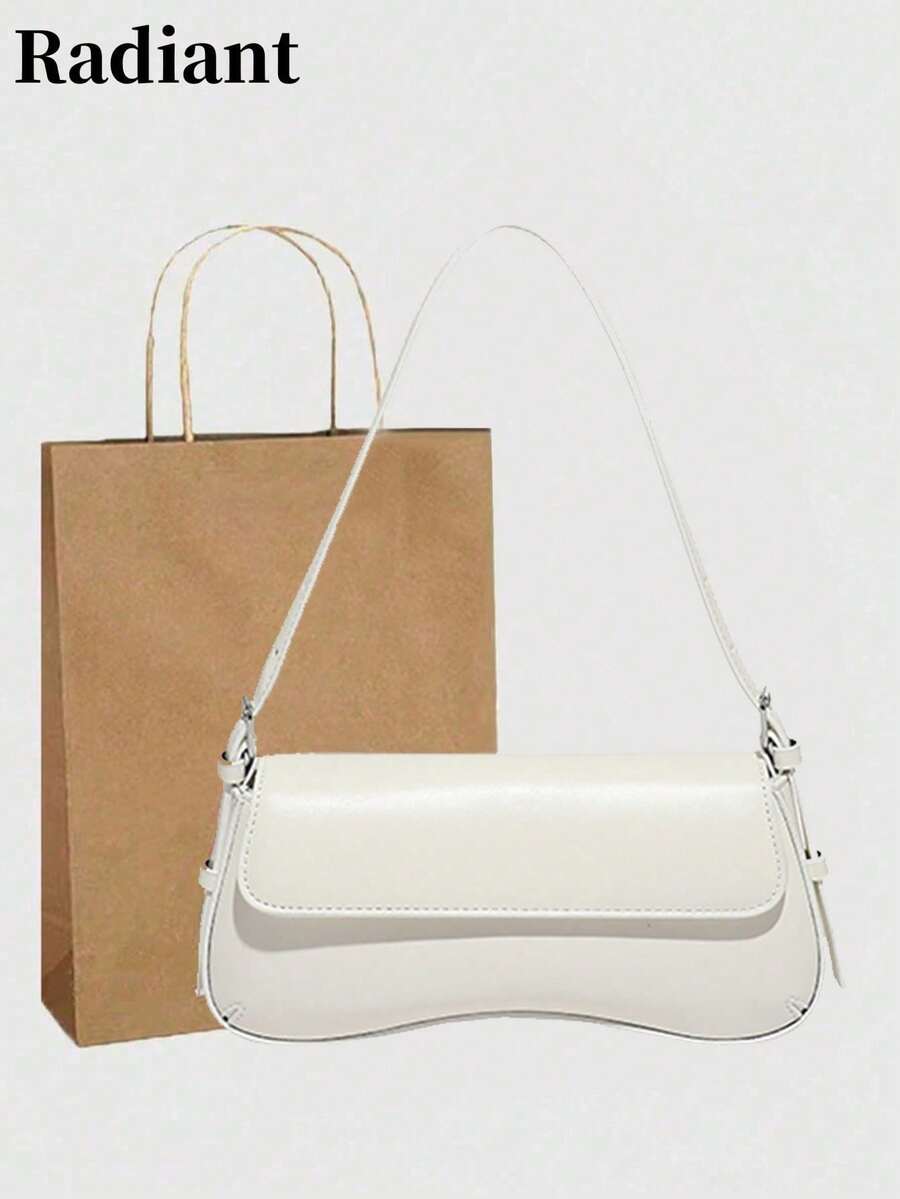 Túi đeo vai nữ kiểu Tây Ban Nha mới, kiểu dáng công sở, đa năng, tối giản, chất liệu giả da (Không bao gồm túi quà tặng)