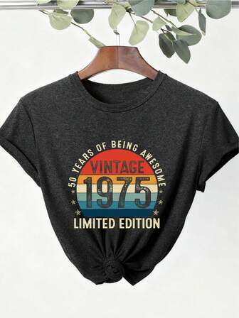 卡通图案印花休闲女士 T 恤，春夏时尚女士上衣，夏季上衣，女士夏装，图案 T 恤女士上衣 | 女士外出上衣，外出服装，女士教师服装，返校，校服，返校服装，万圣节服装