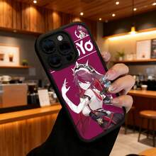 Funda de teléfono Honkai Star Rail diseño de personaje Himeko para  15 Pro Max  14  13  Galaxy S23 S22 S21 protector de teléfono funda de pareja regalo para novio novia regalo de vacaciones - Café integral - Ver 6