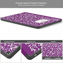 Case For IPad 9th Generation 2021/8th Gen 2020/7th Gen 2019 With Pencil Holder - Premium Shockproof Case With Soft TPU Back Cover & Auto Sleep/Wake For IPad 10.2 Inch, B-Book Violet,B-BookViolet - B-bookViolet - View 4