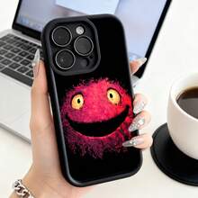 Funda de teléfono con impresión de cara sonriente y texto para iPhone 14 13 12 11 Pro Max SE 2022  Galaxy S23 S22 S21 S20 Plus A54 A53 A52 A73 A72 A71 funda protectora regalo de pareja para novio novia regalo de vacaciones - Blanco - Ver 1
