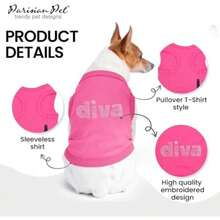 Parisian Pet T-Shirt,(S Diva) - Multicolor - Ver 4