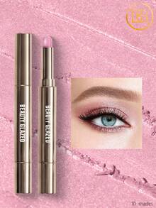 beauty glazed 防水眼影棒，珠光闪亮妆效，持久不晕染，不结块，显色度高，自带晕染刷 - #01 - 查看 2