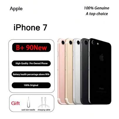 Apple This Used IPhone 7 Is In B+ Condition, 90% New, With Full Functions. The Exterior Shows Obvious Signs Of Use. The Battery Has Been Replaced With A Brand New One.