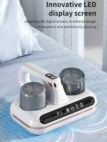 1 pièce Aspirateur portatif anti-acariens, Aspirateur sans fil pour un nettoyage efficace des literies, canapés, poils d'animaux, tapis - Multicolore - Voir 2