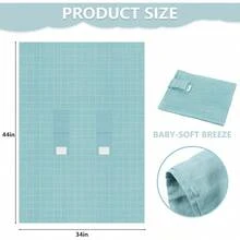 Funda para asiento de coche de bebé, color verde salvia - 1 - Ver 8