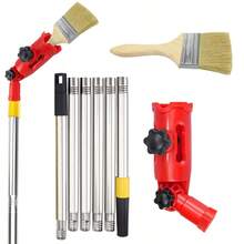 Multi-Angle Paint Brush Extender Extension Pole Attachments Telescopic Ceiling - Multicolor - View 6