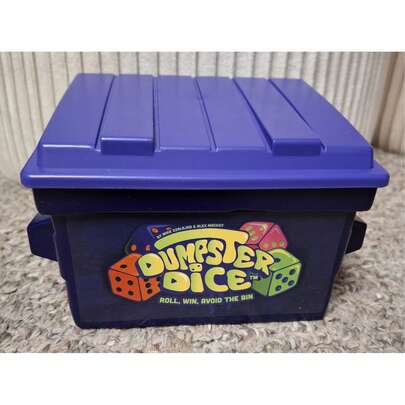 Fast-Paced Family Dice Game Fun 4 Player Board With Dumpster 80 Dice Doodlestickers